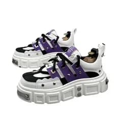 2026 Novo estilo masculino Workwear sapatos casuais de sola grossa All-Match sapatos masculinos jovens
