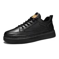 2026 verão novo estilo sapatos masculinos respirável esportes casuais tênis brancos simples sapatos de couro de negócios