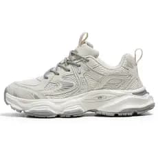 2026 novo estilo masculino Retro papai sapatos malha desgastada tênis de aumento de sola grossa