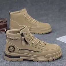 Outono botas Martin de alta qualidade masculino estilo britânico Retro impermeável antiderrapante trabalho ao ar livre s