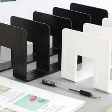 Estante de mesa Vertical Multi-camada livro quatro colunas fixo estante mesa de leitura estante clipe mesa