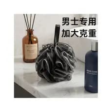 Tamanho grande masculino preto banho flor simples bola de banho gradiente esfregando bola de banho bola de banho especia
