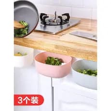 Lixeira de parede para cozinha, banheiro, porta de armário doméstico, pendurado, lata de lixo, armário, lavatório, cesta