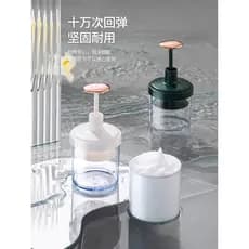 Espuma de limpeza Facial dedicada tipo Push foamer portátil luz luxo shampoo Gel de banho shampoo espuma ferramenta útil