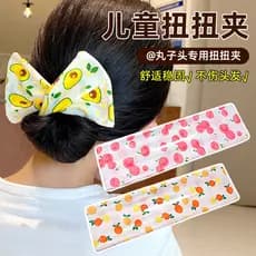Clipe de torção mágica das crianças bonito arco hairpin meninas hairpin ferramenta útil bola cabeça All-Match bandana He