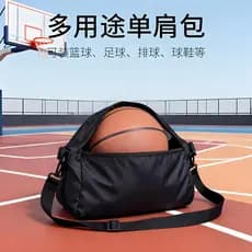 Cesta saco de basquete saco de bola de malha de um ombro mochila de treinamento esportivo mensageiro bolso líquido crian