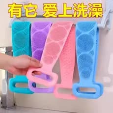 Forte esfregando lama Silicone esfregando toalha de banho volta dedicado banho volta esfregando banho doméstico das mulh