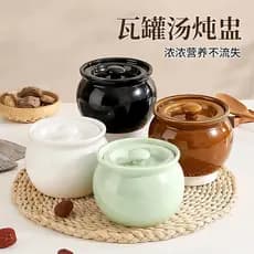 Copo de cerâmica à prova de água, copo de vapor doméstico, pote de guisado, areia, condado, sopa de argila, sopa cozida,