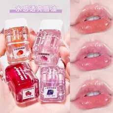 Óleo labial de vidro, hidratante feminino, hidratante, Toot, brilho labial, brilho labial, brilho labial, estudante
