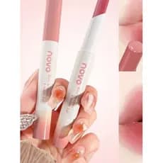 Novo cristal geléia batom brilho de água espelho lábio esmalte sólido brilho labial hidratante batom cor Nude não-desbot