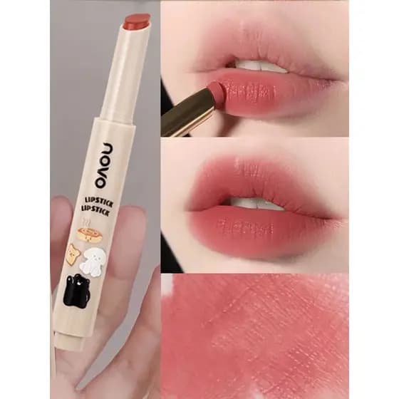 NOVO tipo Push tubo fino batom caneta cor Nude série Pseudo-Face lábio lama vara fosco veludo estilo estudante barato
