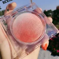 Genuíno] Li Jiaqi recomenda Blush iluminador paleta de contorno tudo-em-um sombra seca ao sol vermelho feminino Rouge no