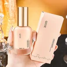 Kisser Light Mist Hold Maquiagem Base Líquida 30ml Corretivo de Controle de Óleo Hidratante À Prova D 'Água Pó Antiadere