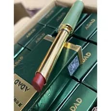 Preço de bem-estar!Batom retrô pequeno e fino de veludo 0.8g fosco branco estudante de longa duração barato