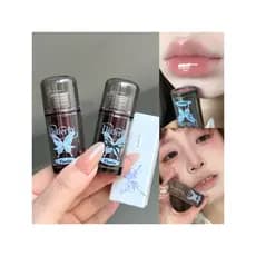 Lábio Pop Water Toot!Flor Lolia Twin Butterfly Lip Essence Mel Batom Lip Gloss Espelho Cor Nude Brilho de Água
