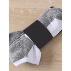 Americano único ~ três pares engrossado Terry sola cor combinando barco meias tênis meias casuais meias masculinas meias