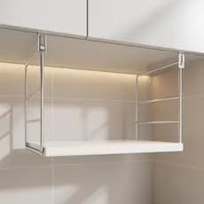 Cozinha Rack de microondas fixado na parede forno panela de arroz multifuncional pendurado suporte de armário camada de