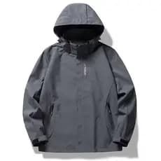 Pedidos de comércio exterior jaqueta traseira masculina primavera outono estilo americano à prova de vento impermeável b
