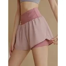 Solto Anti-reflexo esportes Shorts feminino verão respirável de secagem rápida Yoga correndo treinamento cintura alta ca