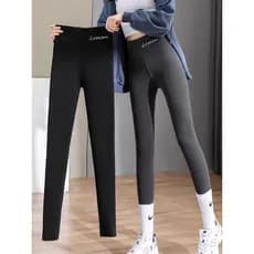 Calças térmicas de veludo alemão roupa interior feminina 2026 outono inverno novo estilo tamanho grande gordura mm Leggi