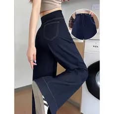 Mulheres grávidas Jeans primavera outono exterior usar fino pequeno 2025 novo estilo sem barriga elevador sem barriga St