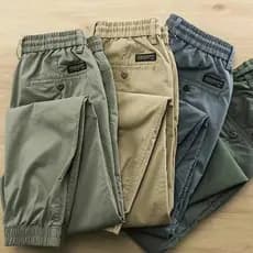 Primavera outono novo estilo macacão na moda solto Casual All-Match Leggings calças resistentes à sujeira resistente ao