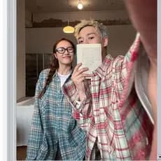 Americano Retro escovado xadrez camisa de manga comprida das mulheres dos homens jaqueta Casual rufião bonito camisa nov