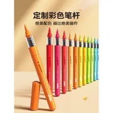 Marcador acrílico líquido reto ponta macia estudantes do ensino fundamental arte pincel especial arte infantil caneta à