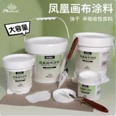 Phoenix materiais de pintura pintura a óleo moldar creme textura creme acrílico óleo lona quadro Primer conjunto ferrame