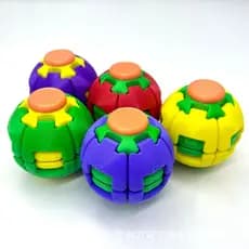 [Ferramenta útil de descompressão] Imprensa rotativa bola de descompressão impressão 3D brinquedo descompressão ferramen