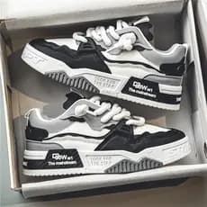 Sapatos de skate masculinos da moda confortáveis antiderrapantes sapatos esportivos ao ar livre sapatos sociais macacões