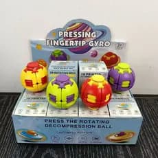 Cor impressão 3D descompressão bola imprensa rotativa Fidget Spinner educacional portátil alívio do tédio pequeno brinqu