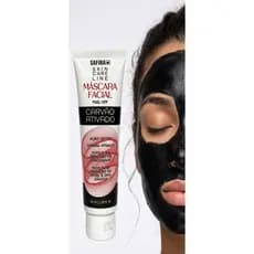 Máscara Carvão Ativado Safira Remove Cravos e Oleosidade Bisnaga de 50ml Peel Off
