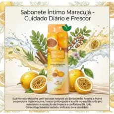 Sabonete Íntimo Líquido Essência Maracujá Apinil 200ml pH Balanceado