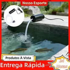 Bomba De Oxigênio Ar USB Aquário Bomba Aeradora Silenciosa Doméstica Com Filtro