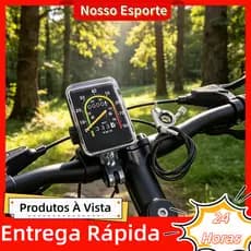 Velocímetro Analógico Retrô Bike Quadrado Odômetro 80km/h Modelo Quadrado Universal