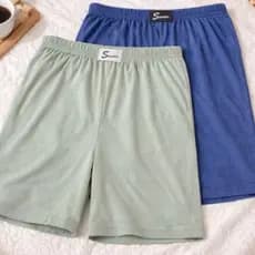 kit 2 cueca dormir samba canção masculino confortavel short homem