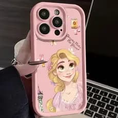 Funda para Teléfono Rapunzel Moderna Anticaídas para iPhone 11/12/13/14/15/16/17 Pro Max, Samsung S24/S25/S26 Ultra