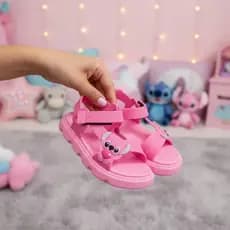Papete Lilo e Stitch Sandália Chinelo Infantil Leve Promoção Do 21 ao 28