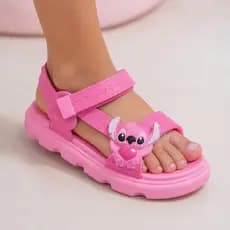 Sandália Infantil Stitch Conforto e Estilo Alegre para Meninas Do 21 ao 28 Promoção