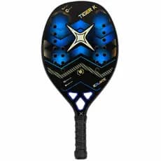 Raquete Beach Tennis Xcalante Carbono EVA Soft 22mm com Capa para Iniciantes e Intermediários