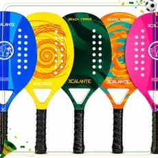 Raquete Beach Tennis XCalante Fibra de Carbono Alta Performance Conforto Controle e Durabilidade