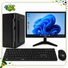 Computador Completo Intel Core i5 8GB SSD 256GB Monitor 20" WiFi com Teclado Mouse