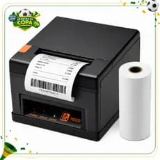 Impressora Térmica Não Fiscal 80mm USB 220mm/s Guilhotina Automática Compatível ESC/POS Windows