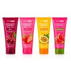 Kit 4 Esfoliante Corporal Dermachem 100g Cereja + Maracuja + Melancia + Morango