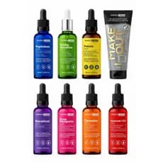 Kit 7 Serum Dermacham 1 Esfoliante Facial Pedra Vulcanicas