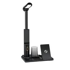 Lanterna de Mesa LED, Caneta Sem Fio Recarregável, 3 em 1, Caneta Sem Fio Recarregável para Celular, Caneta para Escritó