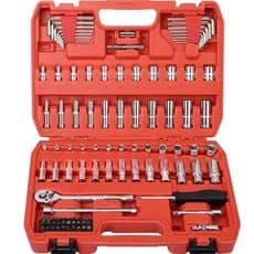 108 Peças Conjunto de Chaves de Fenda e Conjunto de Chave de Fenda 1/4" - Para Auto e Casa - Com Caixa de Armazenamento