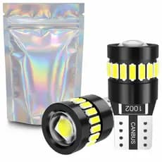 Lâmpada Led Pingo T10 Canhão 6000k Extra 18+1/24Leds Forte Conjunto Para Seta e Lanterna Auxiliar