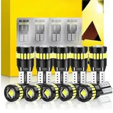 Kit Lâmpadas LED 194/168/2825/W5W/T10 6000K 19 SMD 3014 CANBUS 10un